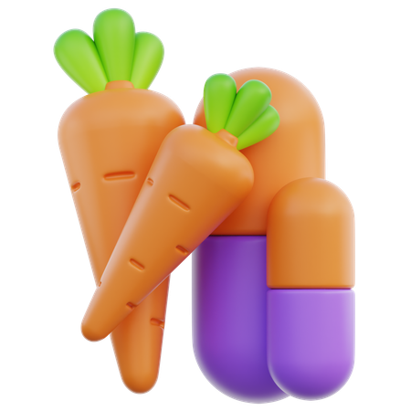 Vitamina a  3D Icon