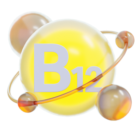 Vitamina b12  3D Icon