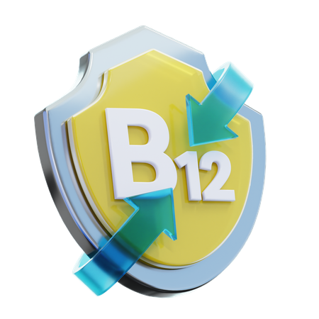 Vitamina b12  3D Icon