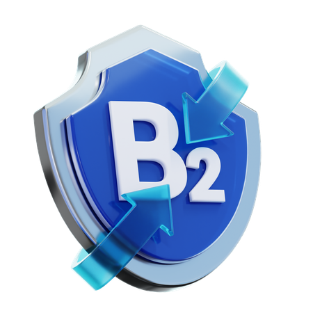 Vitamina B2  3D Icon