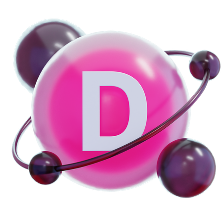 Vitamina D  3D Icon