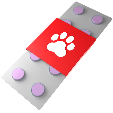 Vitaminas para animais de estimação  3D Icon
