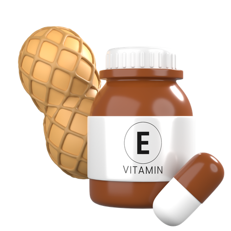 Vitamine e  3D Icon