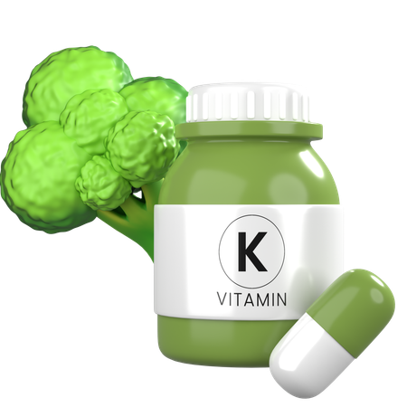 Vitamine K  3D Icon