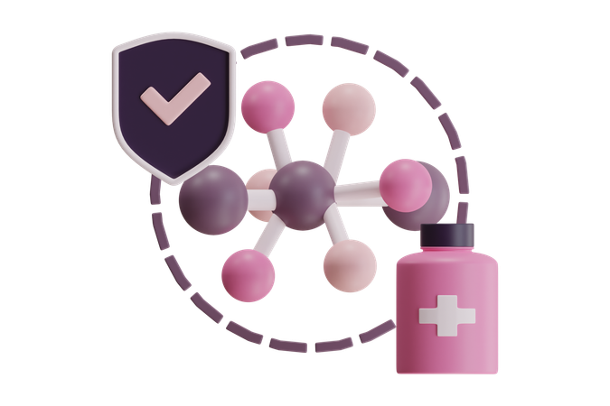 Bouclier vitaminé  3D Icon