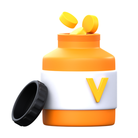 Vitamines  3D Icon