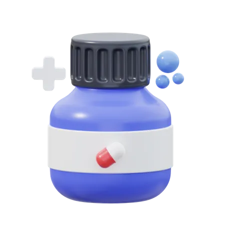 Vitaminflasche  3D Icon