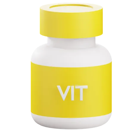 Vitaminflasche  3D Icon