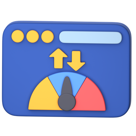 Vitesse Internet  3D Icon