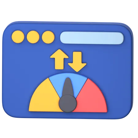 Vitesse Internet  3D Icon