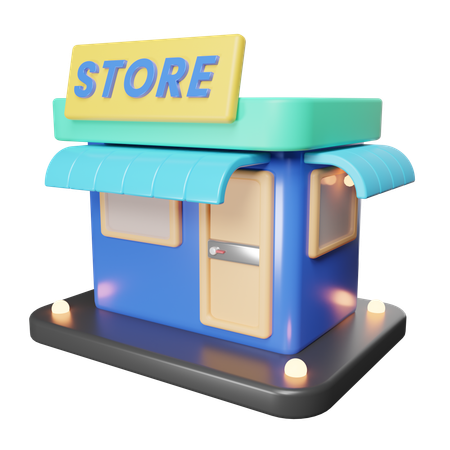 Vitrine  3D Icon