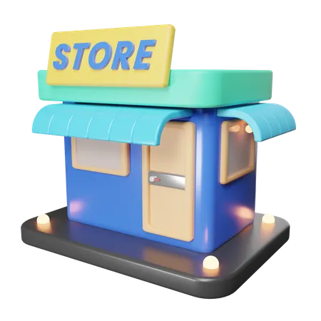 Vitrine  3D Icon