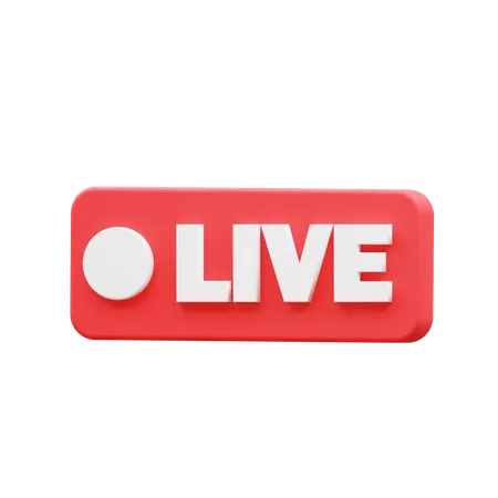 Ao vivo  3D Icon