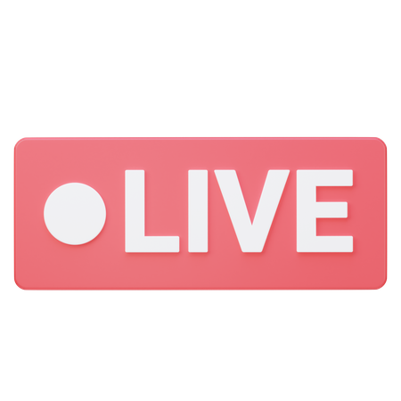 Ao vivo  3D Icon