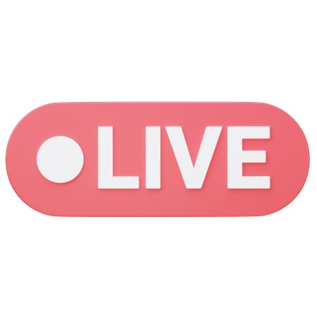 Ao vivo  3D Icon