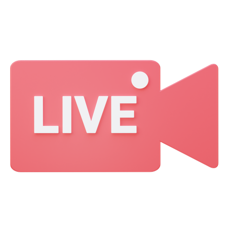 Ao vivo  3D Icon