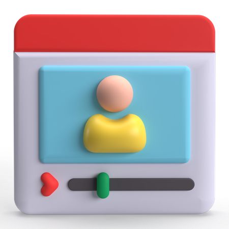 브이로그  3D Icon