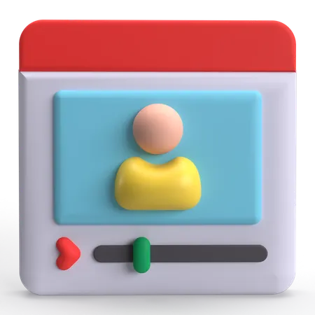 브이로그  3D Icon