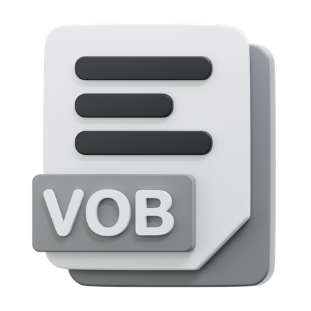 VOB FILE  3D Icon