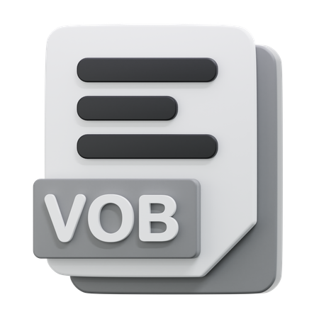 VOB FILE  3D Icon