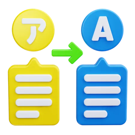 Vocabulaire  3D Icon