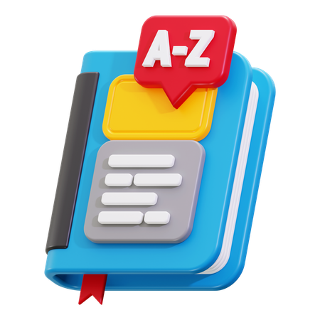 Vocabulary  3D Icon