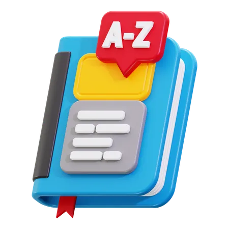 Vocabulary  3D Icon