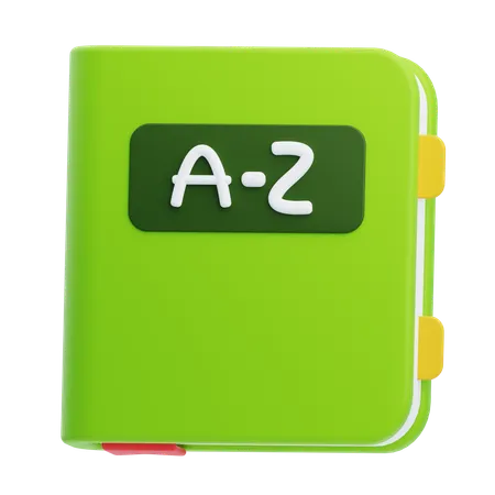 Vocabulary Book  3D Icon