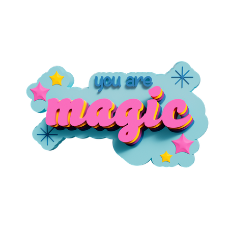 Você é mágico  3D Icon