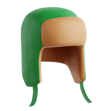 Chapéu ushanka  3D Icon