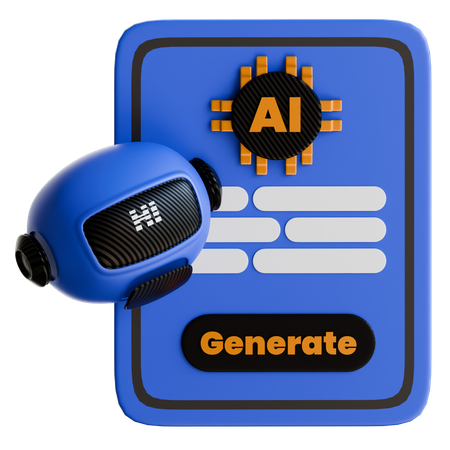 Você tem um chatbot  3D Icon