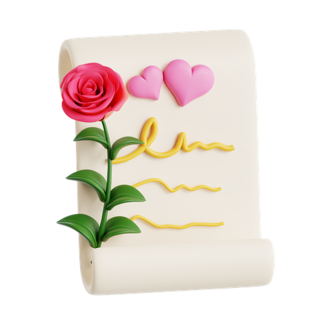 Vœu de mariage  3D Icon