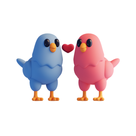 Vögel  3D Icon