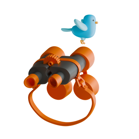 Vögel beobachten  3D Icon
