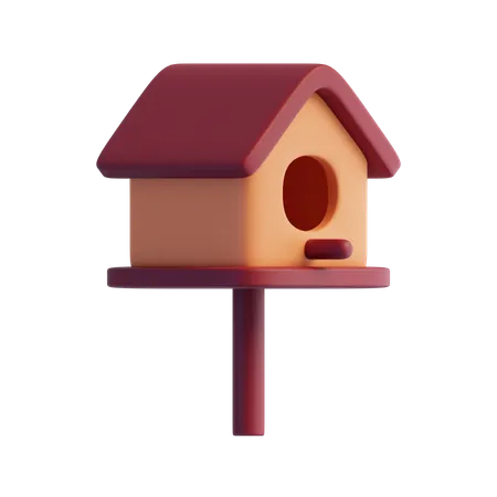 Vogelhäuschen  3D Icon