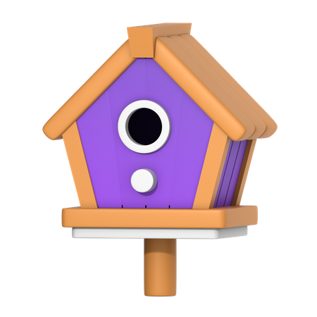 Vogelhaus  3D Icon