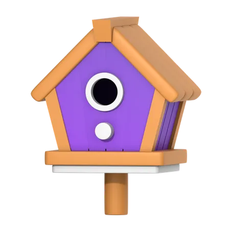 Vogelhaus  3D Icon