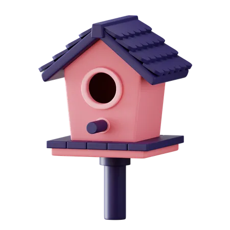 Vogelhaus  3D Icon