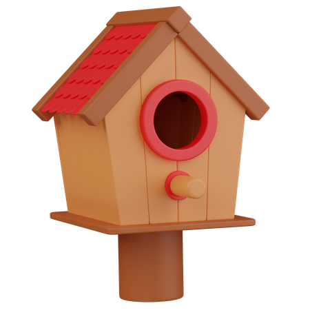 Vogelhaus  3D Icon