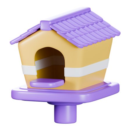 Vogelhaus  3D Icon