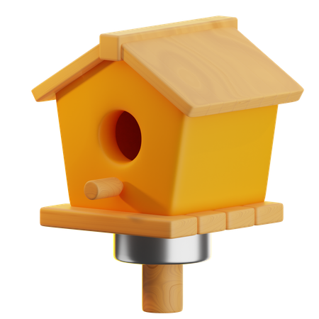 Vogelhäuschen  3D Icon