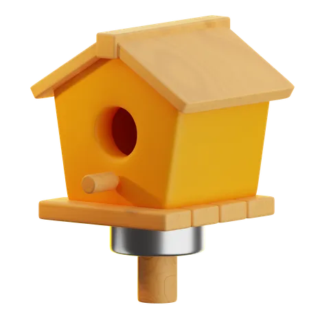 Vogelhäuschen  3D Icon