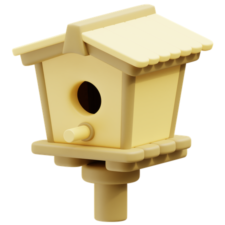 Vogelhaus  3D Icon