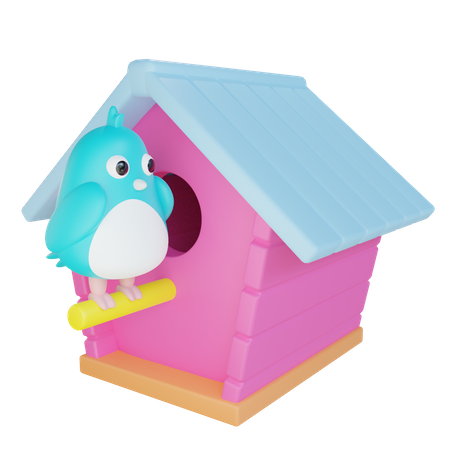 Vogelhaus  3D Icon