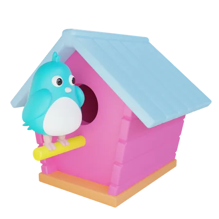 Vogelhaus  3D Icon