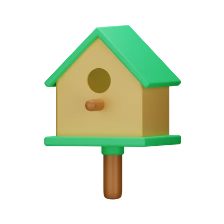 Vogelhaus  3D Icon