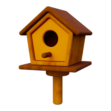 Vogelhäuschen  3D Icon