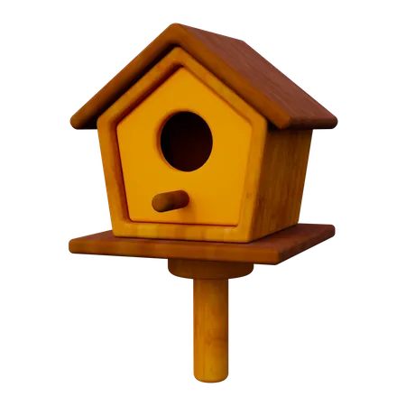 Vogelhäuschen  3D Icon