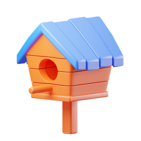 Vogelhaus  3D Icon