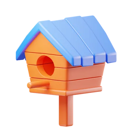 Vogelhaus  3D Icon